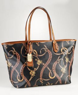 Lauren Ralph Lauren Handbag, Caldwell Belting Classic Tote   Handbags