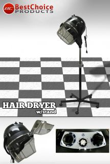 Beauty Salon Spa Equipment Hair Dryer w Stand 5 Wheels