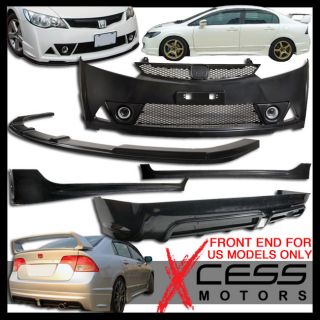 06 09 11 Honda Civic Mugen RR Body Kit Body Kit Front Lip