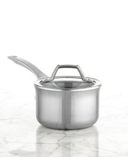 Calphalon AccuCore Stainless Steel Covered Saucepan, 1 Qt. Multiply