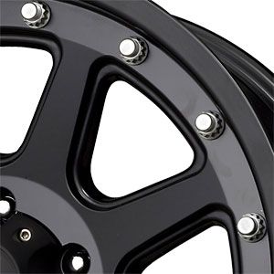 New 17x9 5x127 XD Addict Black Wheels Rims