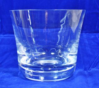 Beautiful Clear Glass Langham Vase or Ice Bucket Signed