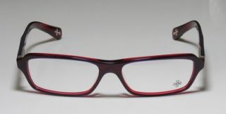 New Chrome Hearts Package 54 15 141 Red Sterling Silver Eyeglasses