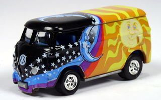 Johnny Lightning Collector Club 60s VW Hippie Bus Sun Moon