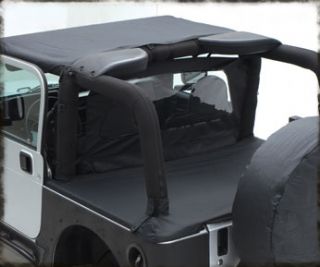 Smittybilt 761235 07 12 Jeep Wrangler 2dr Tonneau Cover Soft Top Black
