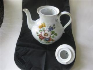 Elegant Bareuther Waldsassen Bavaria Germany Floral Roses 6 Cup Tall