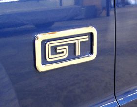 2005 2009 Mustang Chrome GT Logo Surround Highlight