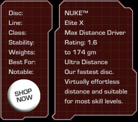 New Discraft Nuke Elite x Maximum Distance Driver Disc Golf 171g