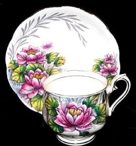 Royal Albert Water Lily Bone China Tea Cup and Saucer C 1935