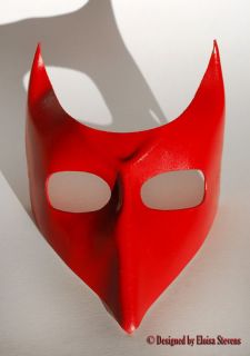 Red Leather Devil Mask Lock Nightmare Before Christmas