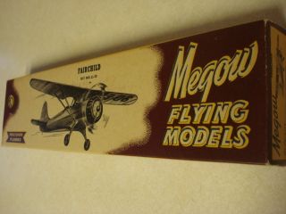 Megow Flying Models Fairchild Free Flight Model Airplane Kit