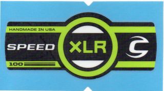 Cannondale Lefty Speed XLR 100 Band Decal Sticker Black Green White