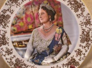 Queen Elizabeth (Queen Mother) 80th Birthday Plate Crown