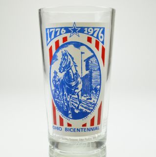 Pepsi Cola Ohio Bicentennial Glass Fort Findlay 5 Tall Collectible