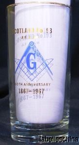 Masons AF Am Scotland Glass 100 Years CDN Centennial