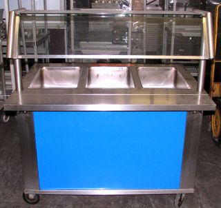 Seco Hot Food Mobile Serving Counter Buffet Table Line Catering Well
