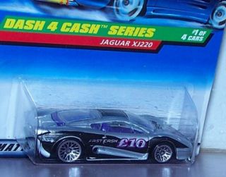 1997 Hot Wheels Jaguar XJ220 Dash 4 Cash Series 1 of 4 Cars