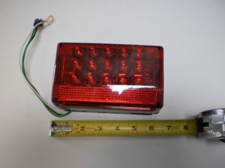 Lights measure 6 1/4 long x 3 3/4 high x 2 1/4 wide at base