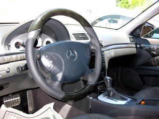 Mercedes W211 AMG E55 Wood Leather Steering Wheel