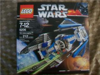 LEGO Star Wars Tie Interceptor 6206 Missing Pieces With Instructions