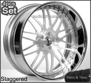22inch AC Forged Wheels and Tires Pkg for BMW 3pc Forged Rims