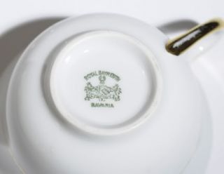 Vintage Royal Bayreuth Bone China Tea Cup & Saucer Set Bavaria