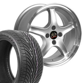 Silver Cobra R Wheels Nexen Tires Rims Fit Mustang® 94 04
