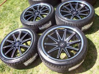 New 20 Mercedes Black Concave Wheels Tires SL CLS SL500 CLS500 SL550