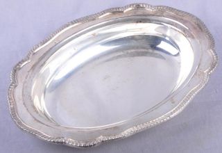 FB Rogers Silverplate Oval Covered Serving Dish Tray