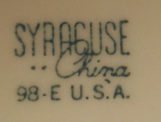 Syracuse China Restraurant Ware SY462 Bird Salad or Dessert Plate 7 1