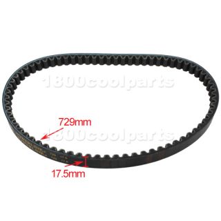 Gates Powerlink Scooter Drive Belt GY6 729 17 5 50cc Long Crankcase