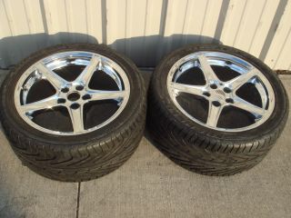 Mustang Saleen Chrome Wheels and Michelin 285 35 18 97Y Tires