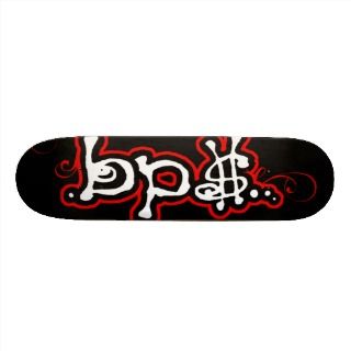 BPS Tattoo   LOGO skateboard