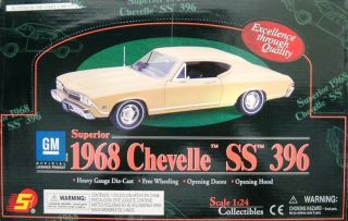 Superior 1968 Chevy Chevelle SS 396 White 5 Spoke 1 24