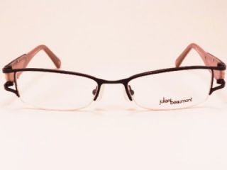 JB 673 50 17 130 Black Half Rim Womens Designer Glasses Frames