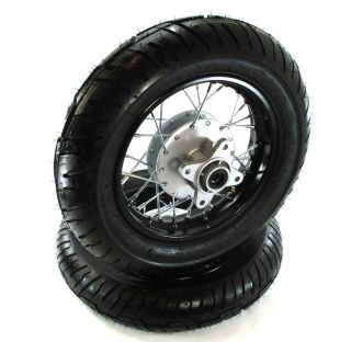 Motard Wheels Honda CRF50 XR50 Street Rims Wheels Tires 10 Inch