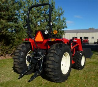 New 2012 Branson 55HP Turbo Diesel Tractor 4WD Front Loader