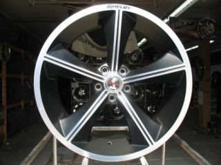 Black Carroll Shelby CS70 Wheels Rims 2005 2012 Mustang GT500