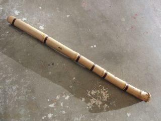 Med Wide Bore Ji Nashi Bass Shakuhachi Madake Bamboo Flute Key of