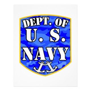 Department of the United States Navy Letterhead Template