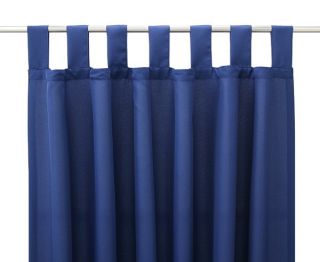 Schlaufenschal Schlaufe Schal Gardinen Vorhänge Vorhang Gardine blau
