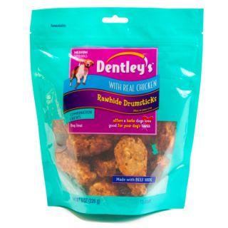 Dentley's Rawhide Chicken Drumsticks 13 count   Combination Chews    Rawhide & Chews