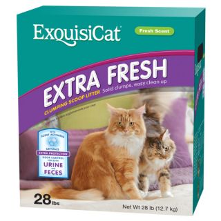 ExquisiCat Extra Fresh Scoopable Cat Litter   Sale   Cat