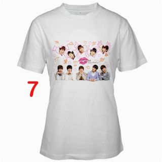 Shinee K Pop Fans T Shirt S 2XL   Assorted Style