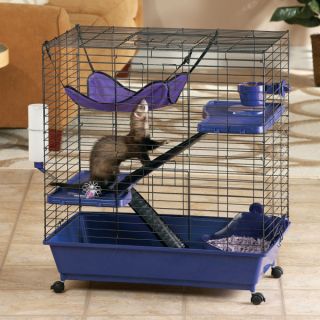 Small Pet Cages, Habitats & Hutches All Living Things Deluxe Ferret Kit