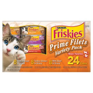 Friskies Prime Filets Meaty Favorites Variety 24 Pack   Food   Cat