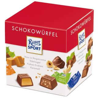 85EUR/100g) Ritter Sport Schokowürfel Mix, 176g Schachtel