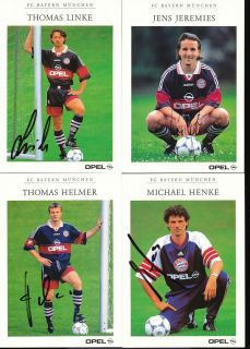 13 x Bayern München Autogrammkartensatz 1998/1999   Nr.24