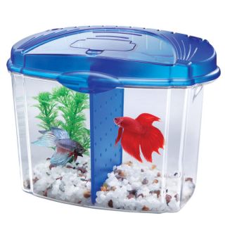 Fish Aquariums Aqueon Betta Bowl 1/2 Gallon Starter Kit