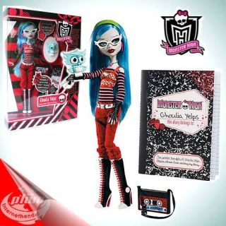 Monster High GHOULIA YELPS Tochter Zombies Haustier Eule Sir Hoots A